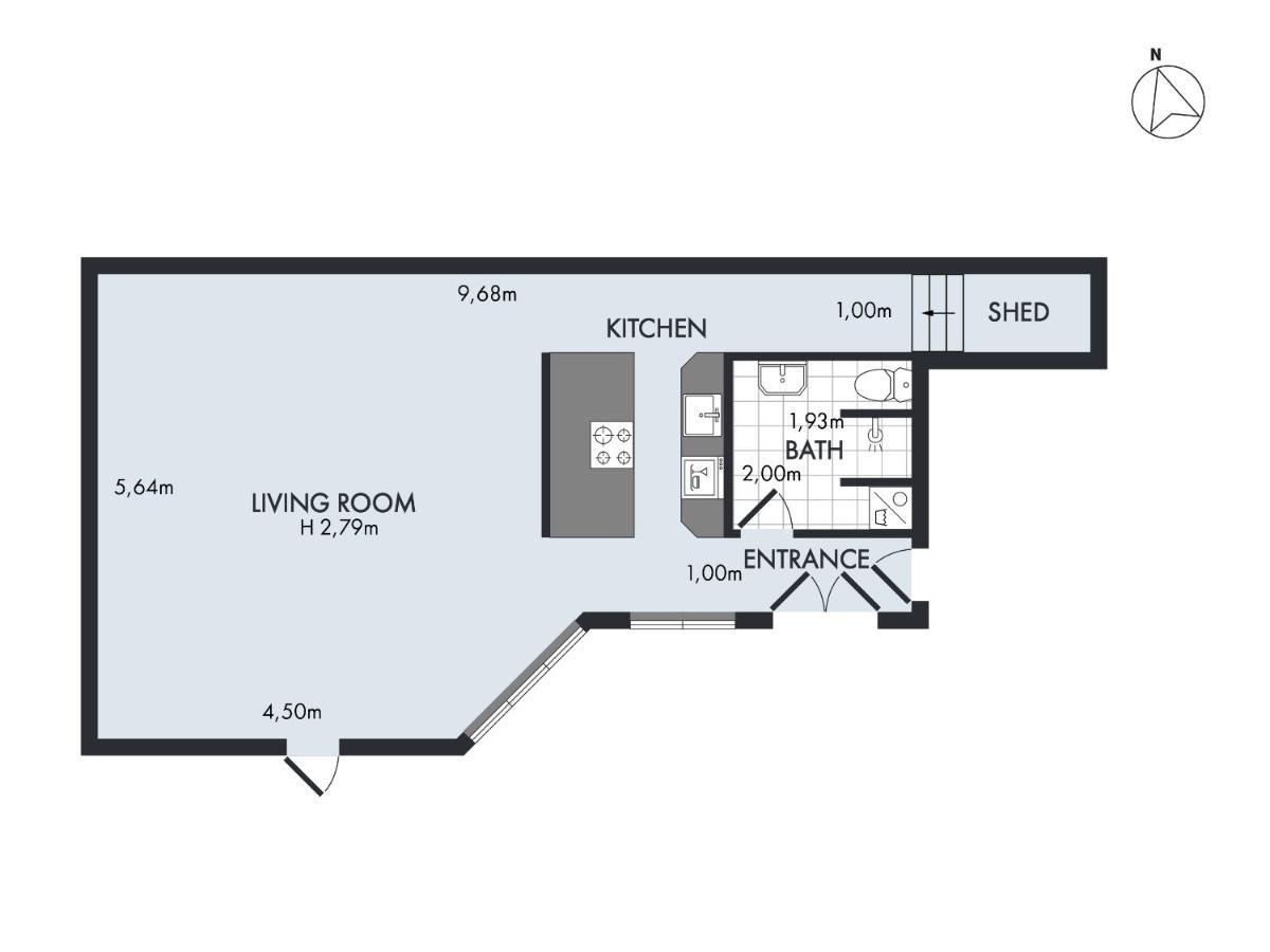 Sanders City - Spacious Studio Apartment 哥本哈根 外观 照片