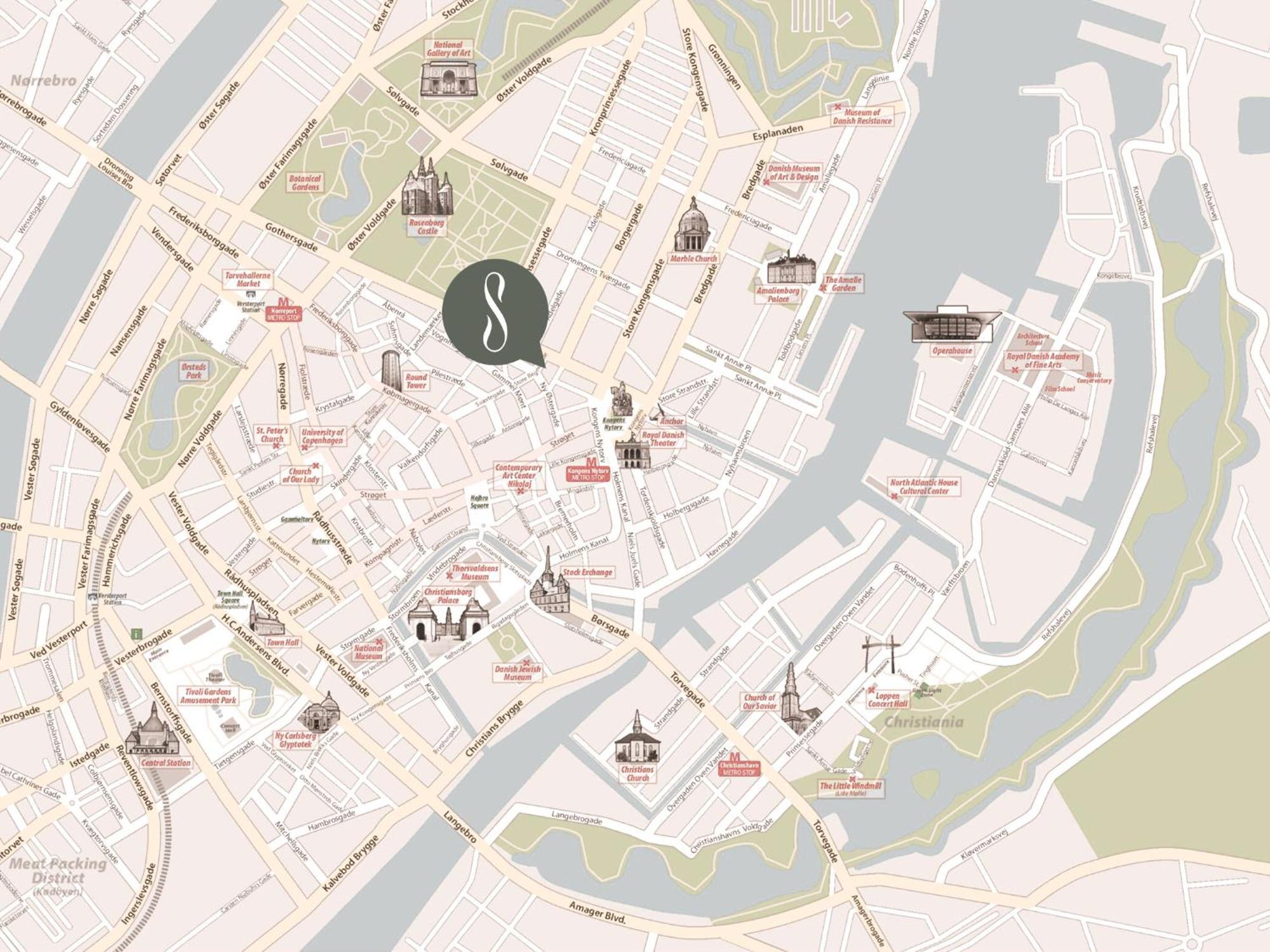 Sanders City - Spacious Studio Apartment 哥本哈根 外观 照片